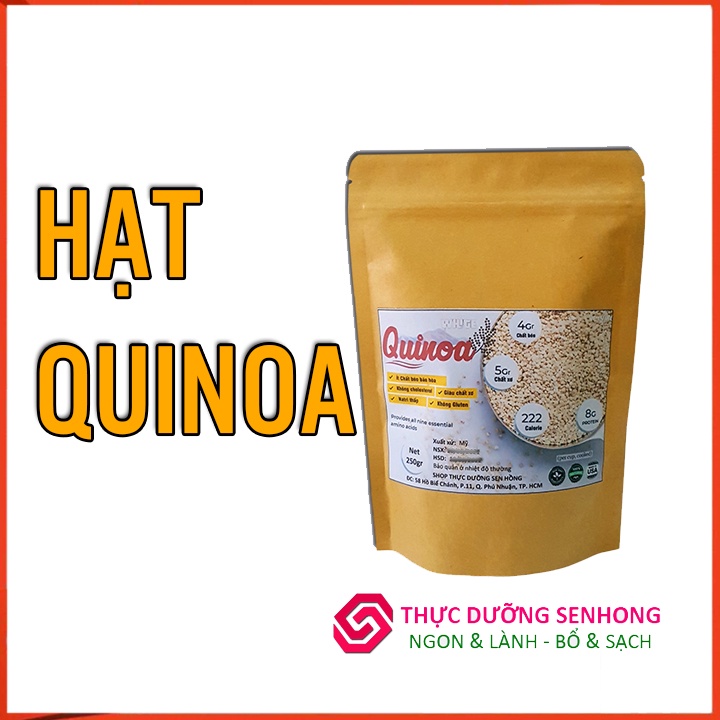 Hạt quinoa trắng | hạt diêm mạch (500gr) Hàng organic xuất xứ Mỹ