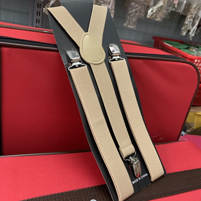 Dây đai quần chữ y màu và phê sữa