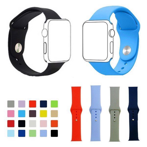 Dây đồng hồ cao su Apple Watch có hộp