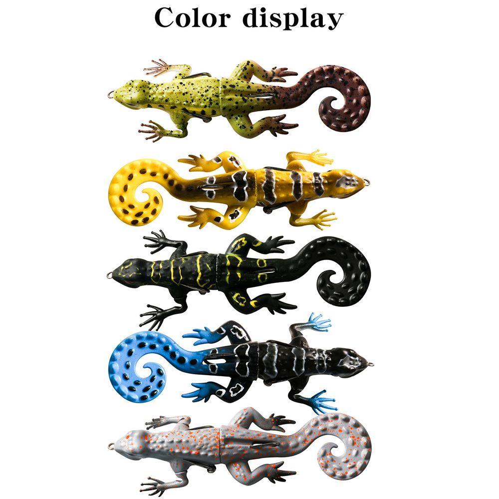 MYRONGVN Set 1 / 5 Mồi Câu Cá Giả Bằng Cao Su Siêu Bền