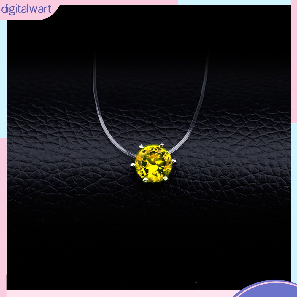 Vòng cổ Mặt Tròn Đính Đá Thời Trang Cho Nữ