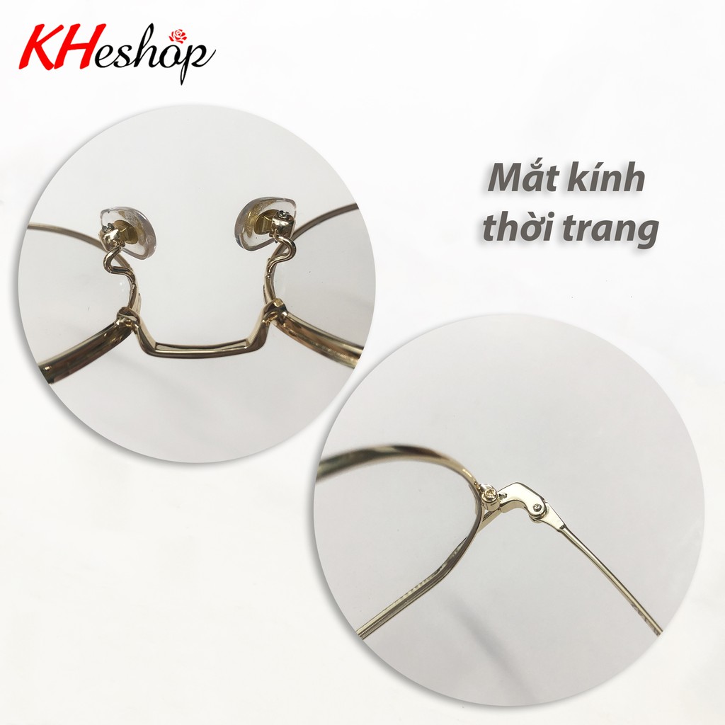 Gọng kính cận thời trang, chống ánh sáng xanh, chống bức xạ, có thể thay tròng cận phong cách Retro , giá sỉ mã 142