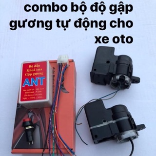 Combo bộ chế gập gương tự động cho xe oto