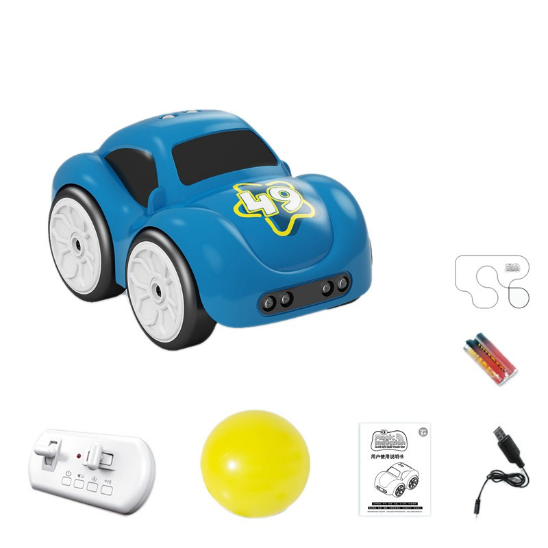 RC Car Intelligent Sensor Remote Control Electric Music Light Toys(A)