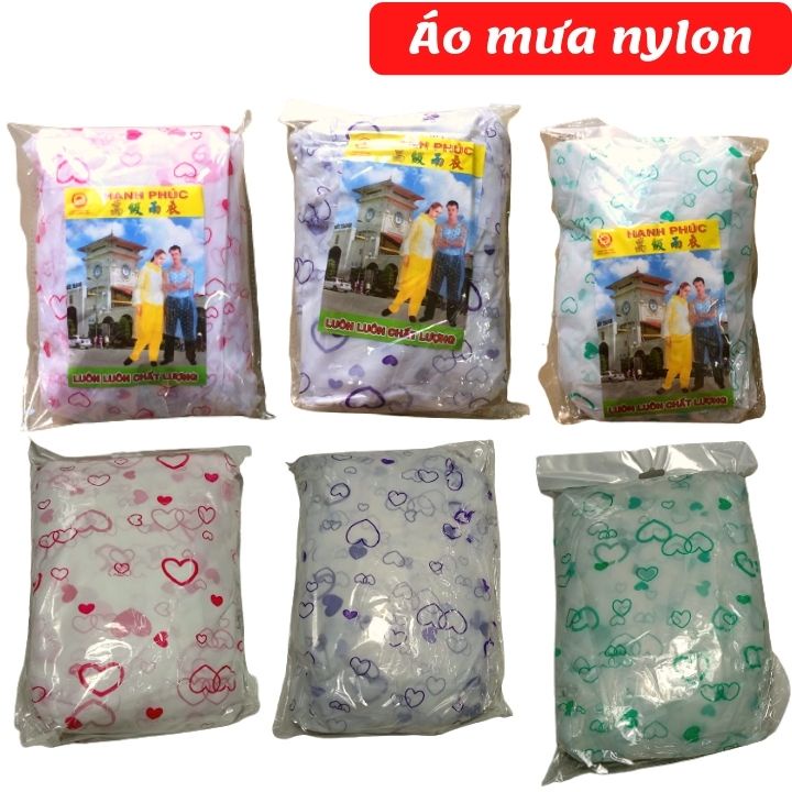 Áo mưa nylon tiện lợi - nhẹ dễ dàng mang theo- Tomchuakids