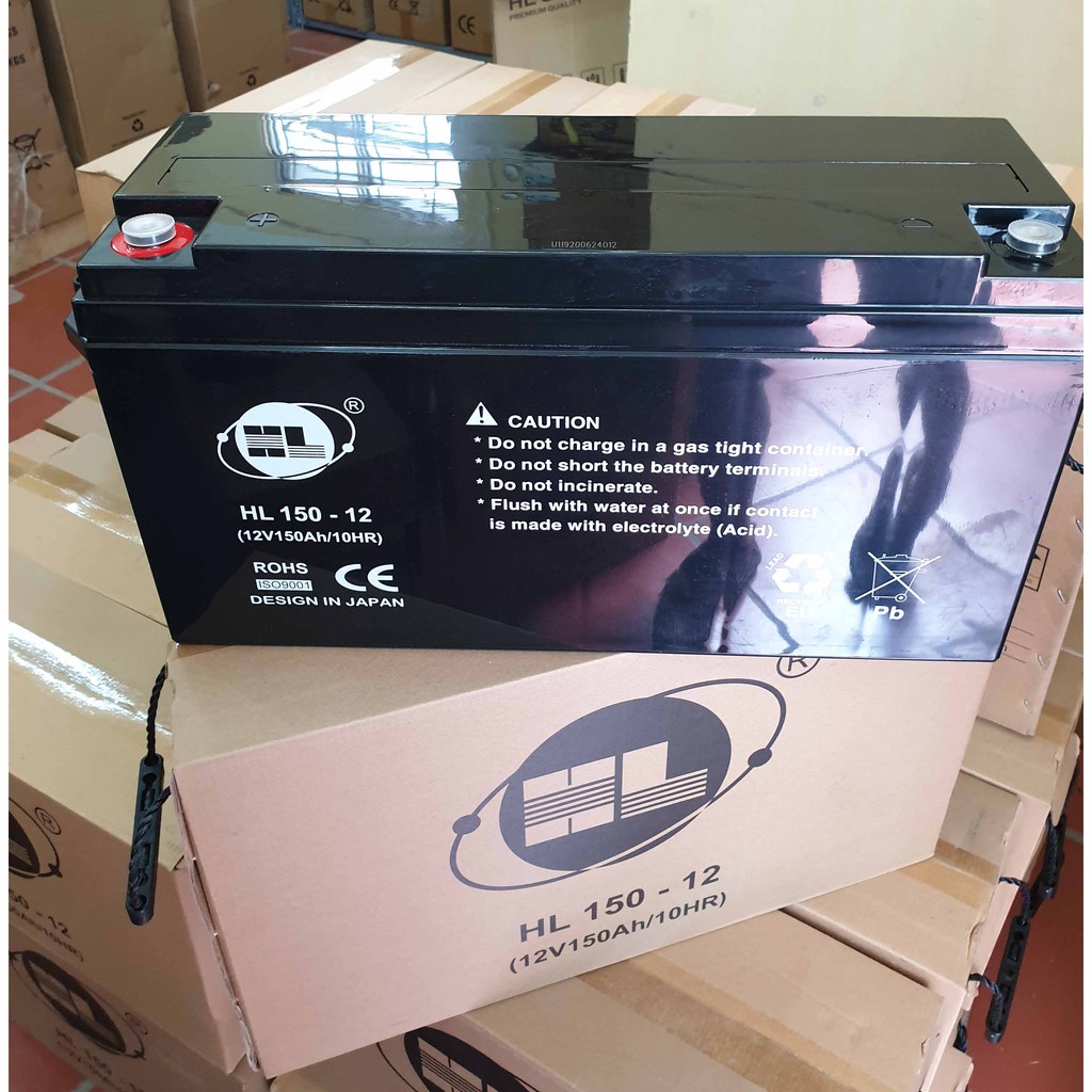 Ắc quy khô 12v-150ah; acquy HL150-12; 12v-150ah nhập khẩu chính hãng