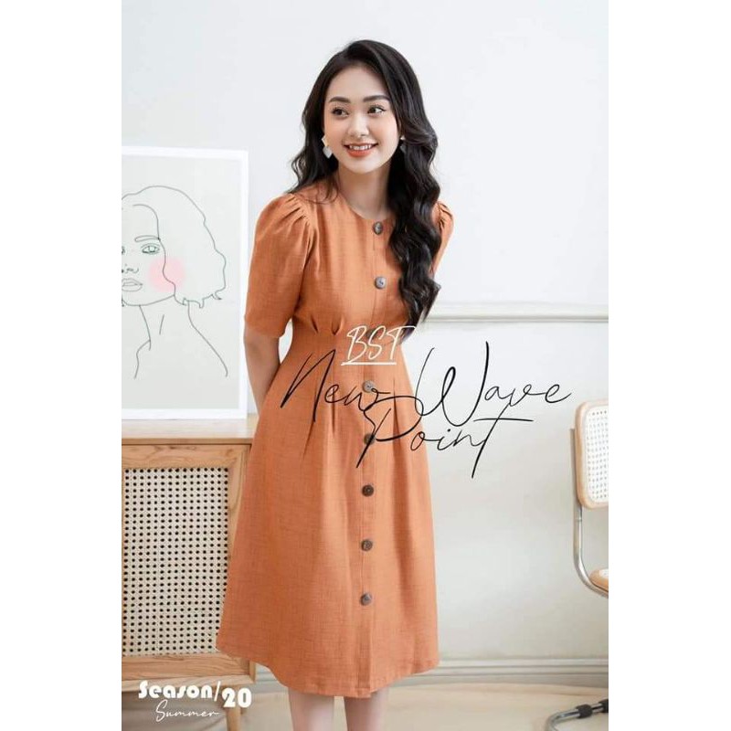váy thiết kế cam đất