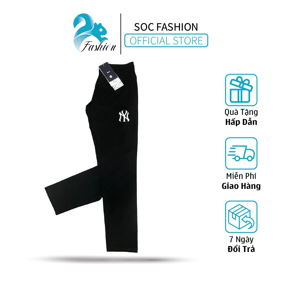 Quần Legging Nữ Dài MLB Chất Liệu Cotton Thiết Kế Thoáng Mát Mềm Mịn Thấm Hút Tốt SO'C FASHION