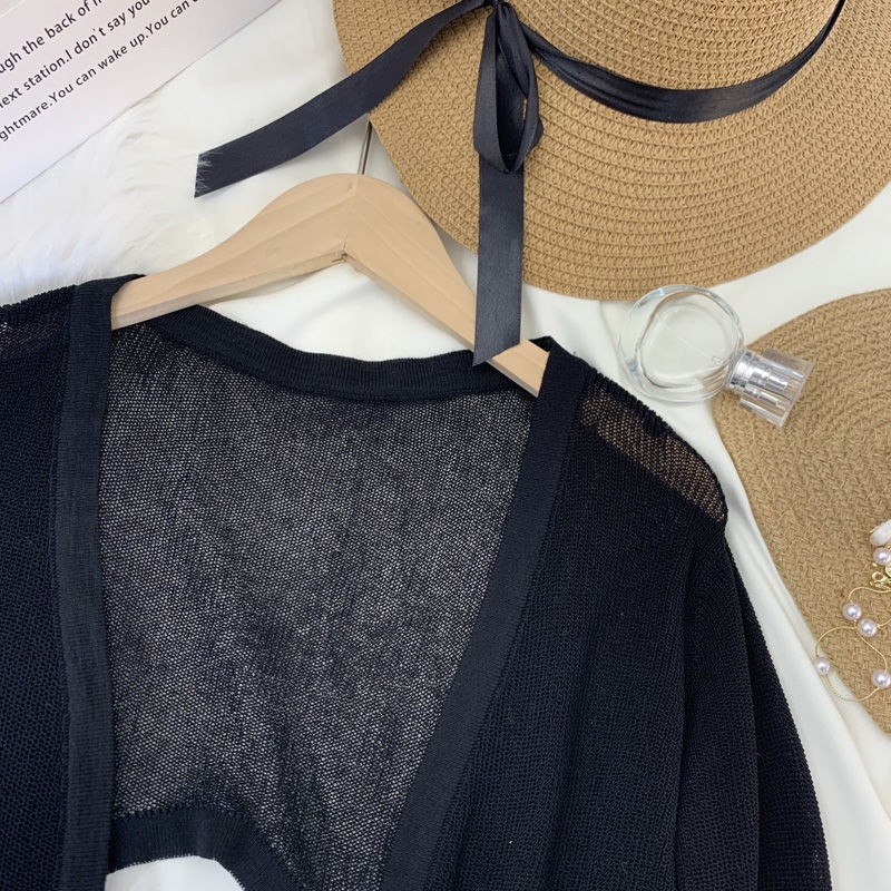 Áo Khoác Lụa Mỏng Thoáng Khí Thiết Kế Mới Thời Trang Mùa Hè Cho Nữ