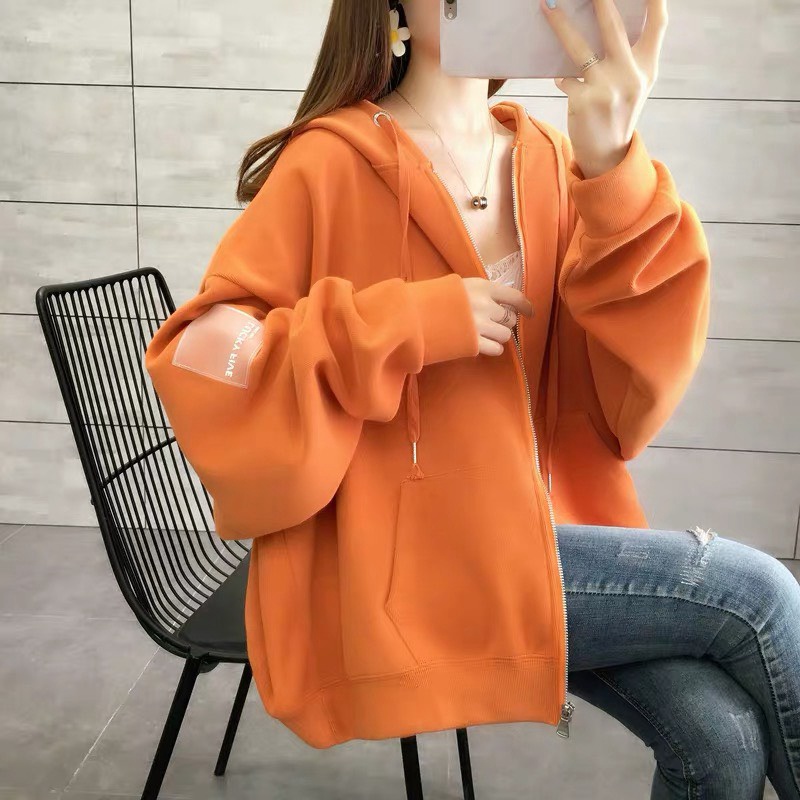 ÁO KHOÁC NỮ CHẤT NỈ NGOẠI FORM RỘNG CÓ TÚI TRƯỚC SIÊU PHẨM CỦA PHÁI ĐẸP