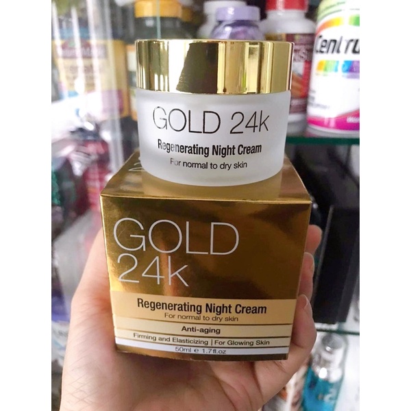Kem dưỡng da ban đêm Gold 24K by Chic Cosmetics Israel (50ml)