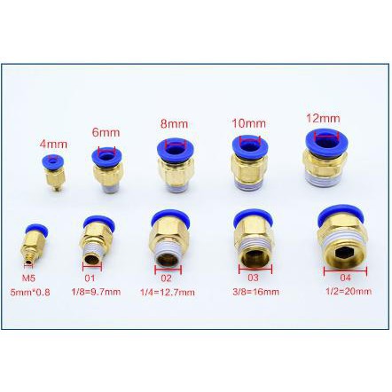 Đầu nối nhanh dây hơi khí nén