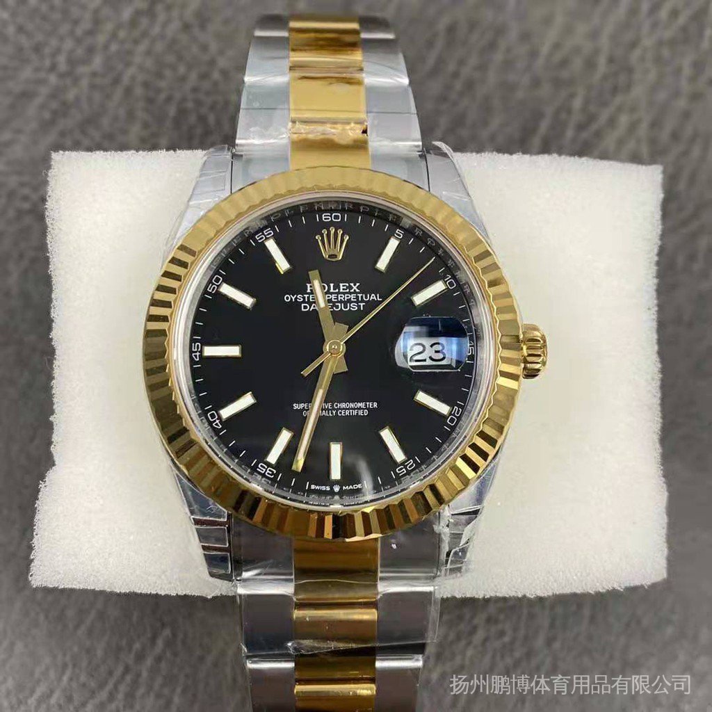 (New) vs factory rolex_datejust 41 126333 VSF gold & SS 904L black dial Swiss 3235
