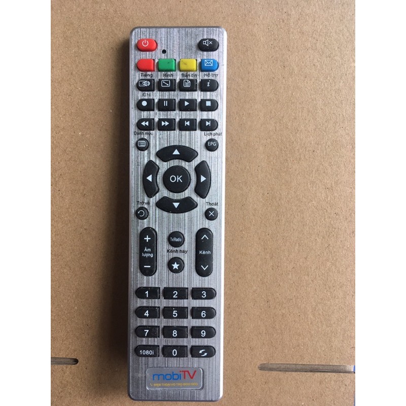 REMOTE ĐIỀU KHIỂN ĐẦU THU mobiTV - TẶNG KÈM PIN - ĐIỀU KHIỂN ĐẦU THU TRUYỀN HÌNH mobiTV