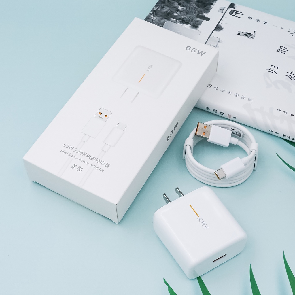 Bộ Sạc Nhanh ANDROID 65W Cáp Sạc Siêu Nhanh Cổng Ra Typce C