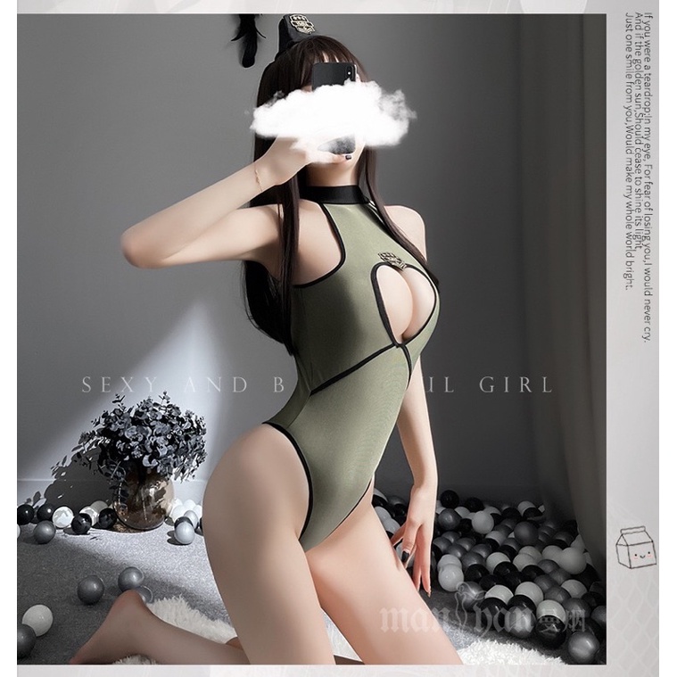 Cảnh Phục Cosplay Sexy - Bodysuit Kèm Mũ Siêu Xinh Quyến Rũ MY9439 | BigBuy360 - bigbuy360.vn
