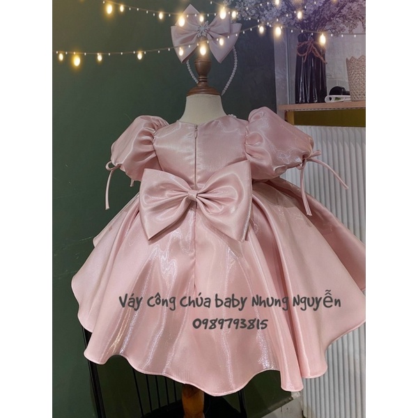 Váy công chúa1 nơ nhung Nguyễn