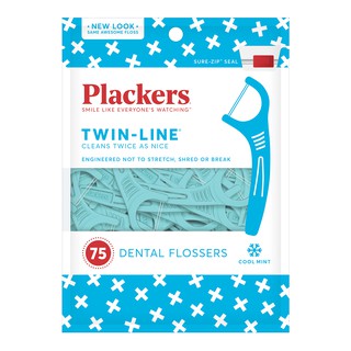 Bộ 75 tăm nha khoa Plackers Twin-Line Dental Flossers (Mỹ)