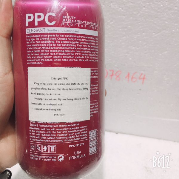 Cặp dầu xả phục hồi tóc hư tổn PPC Best For Your Hair 750mlx2