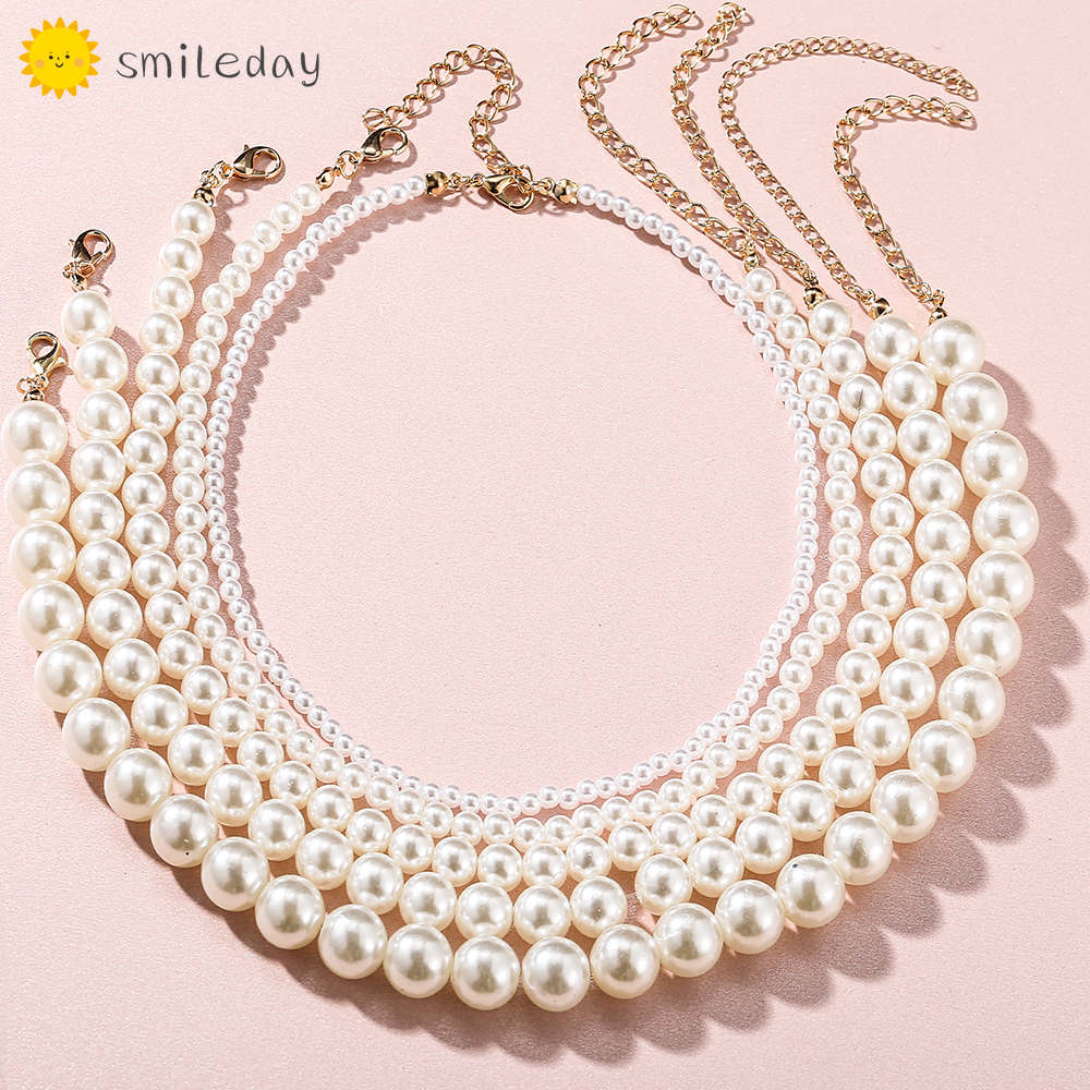 Dây chuyền hạt ngọc trai nhân tạo sang trọng dành cho nữ