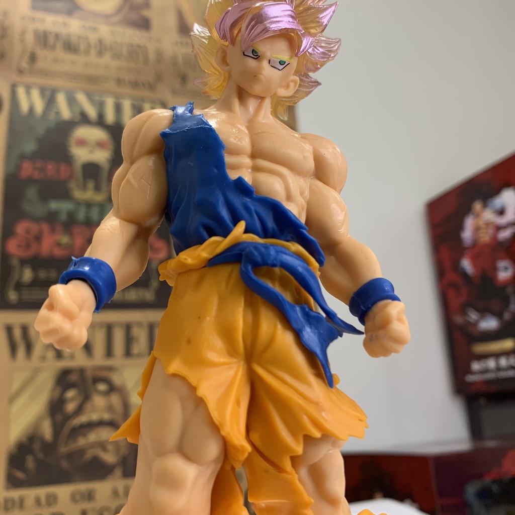 Mô hình Dragon ball - Mô hình siêu xayda Songoku và Cadic thế hệ thứ 6 cực đẹp cao 18cm (có bán lẻ)