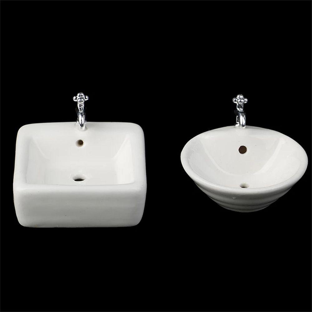 Bồn Rửa Mini Trang Trí Nhà Búp Bê 1 / 12 REBUY1