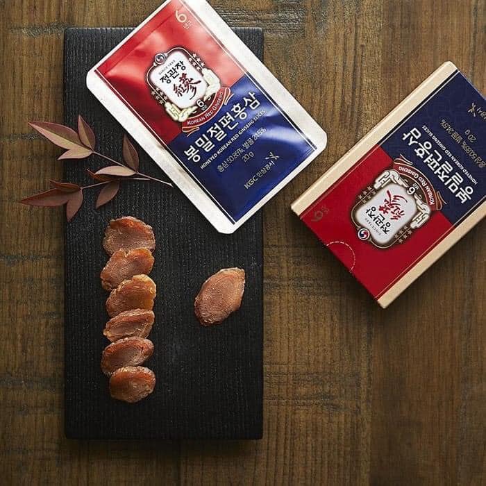 Hồng Sâm Lát Hàn Quốc 6 Năm Tuổi Tẩm Mật Ong Chong Kun Dang 200g [Quà Biếu Tết Ý Nghĩa] | BigBuy360 - bigbuy360.vn