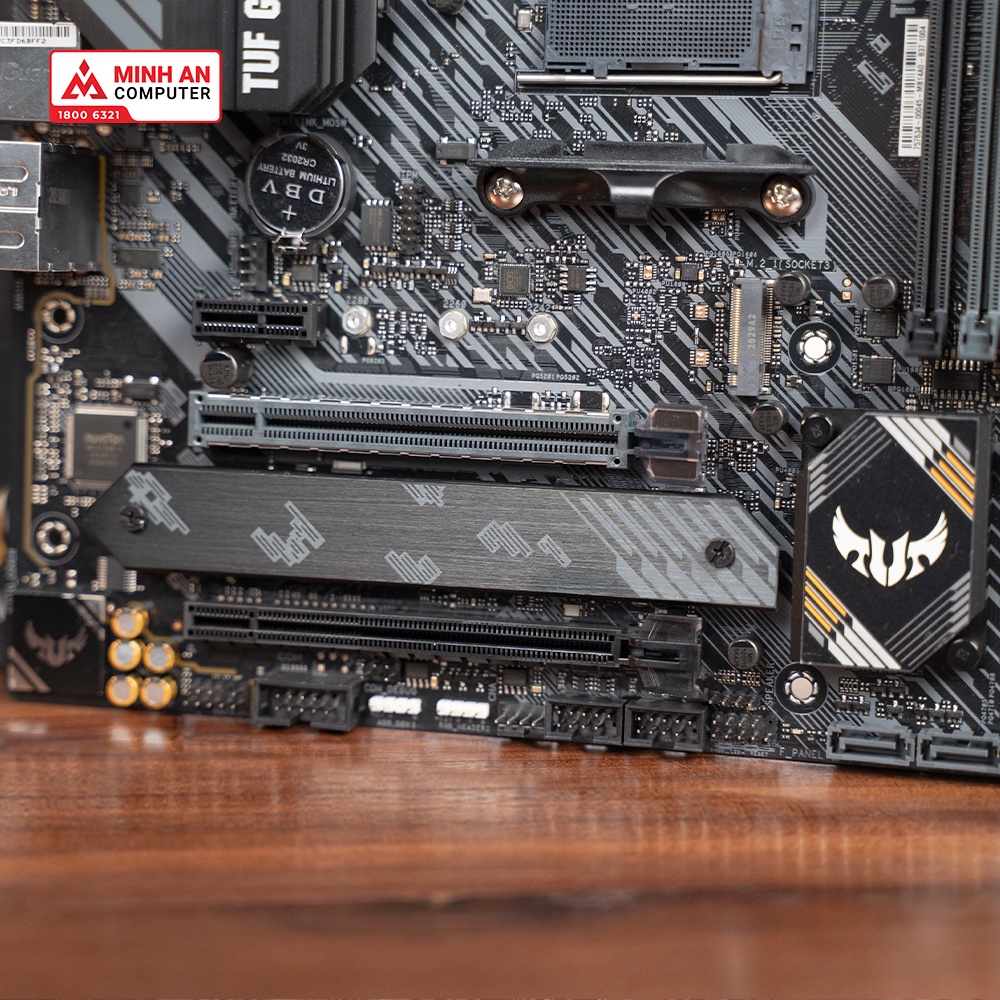 Combo Mainboard ASUS TUF GAMING B550MPLUS + CPU AMD Ryzen 5 5600X