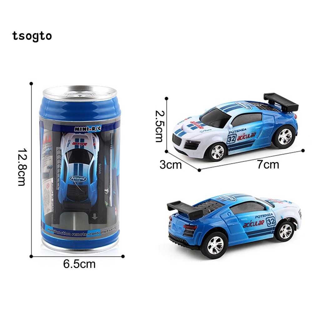 Mô hình xe hơi điều khiển từ xa mini thiết kế hình lon coca thích hợp cho bé