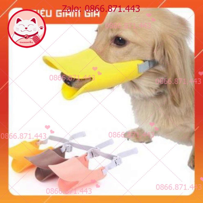 ⚡𝐅𝐑𝐄𝐄𝐒𝐇𝐈𝐏⚡ [GIẢM GIÁ] Rọ mõm chó hình mỏ vịt - petshop số 01