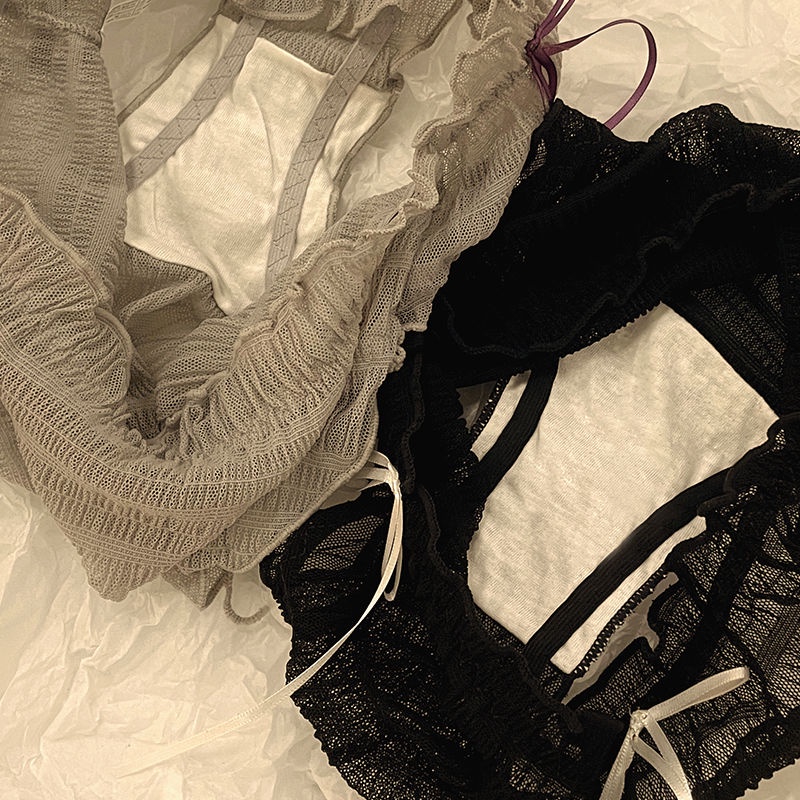 Quần Lót Ren Trong Suốt Không Đường May Quyến Rũ Cho Nữ
