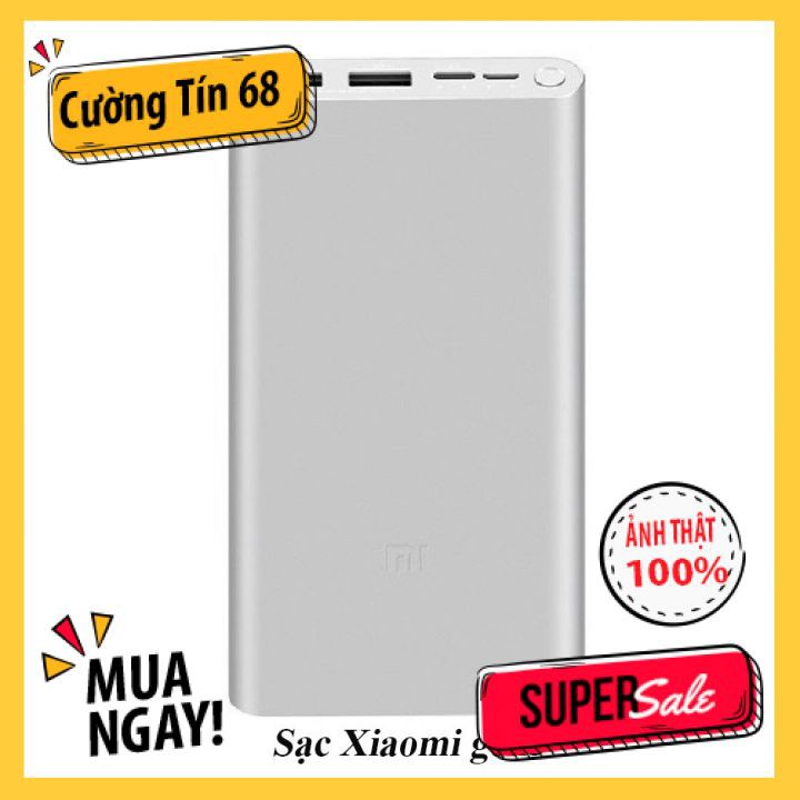 Pin Sạc Dự Phòng [XIAOMI GEN 3] - 18W 10.000 mAh PLM13ZM - Sạc Nhanh | BigBuy360 - bigbuy360.vn