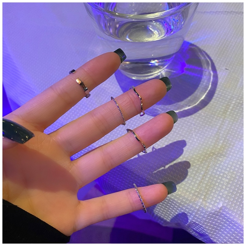 Bộ 5 Nhẫn Ngọc Trai Sang Trọng