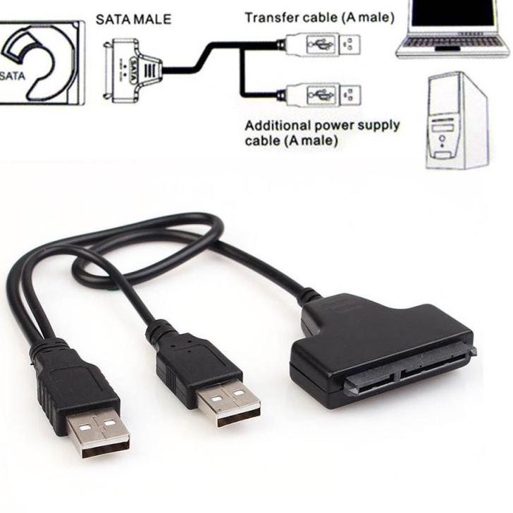 Cáp chuyển đổi USB 2.0 sang IDE SATA S-ATA 2.5 SSD HDD