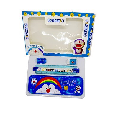 5 Hộp SET dụng cụ học tập Doraemon, Minion, Elsa, Ponny