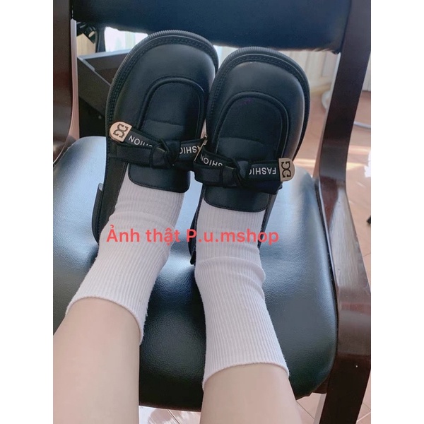 ( sẵn - lẻ size )Giày ULZZANG OXFORD Nơ, Tiểu Thư Siêu Xinh Phong Cách Vintage P.u.mshop