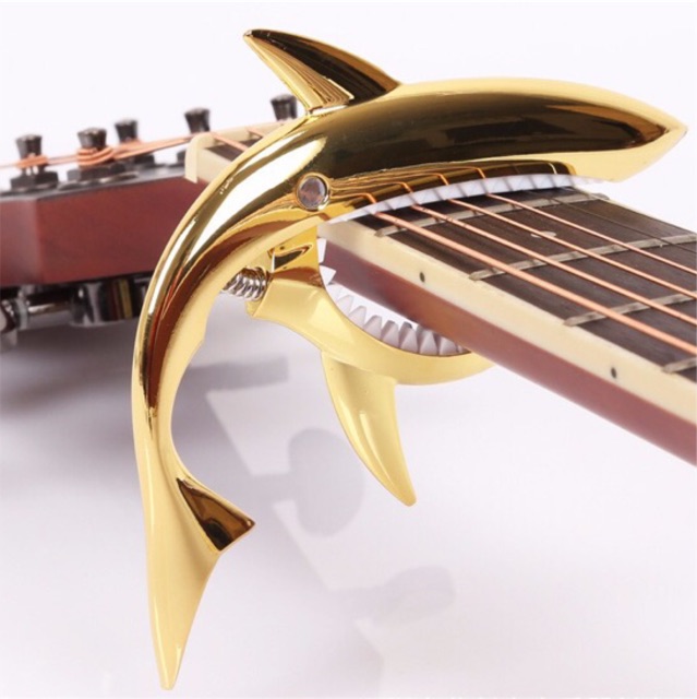 Capo guitar cá mập cao cấp dành cho đàn ghi ta acoustic, classic