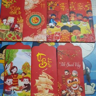 Combo 30 bao lì xì tết 2020 mẫu truyền thống