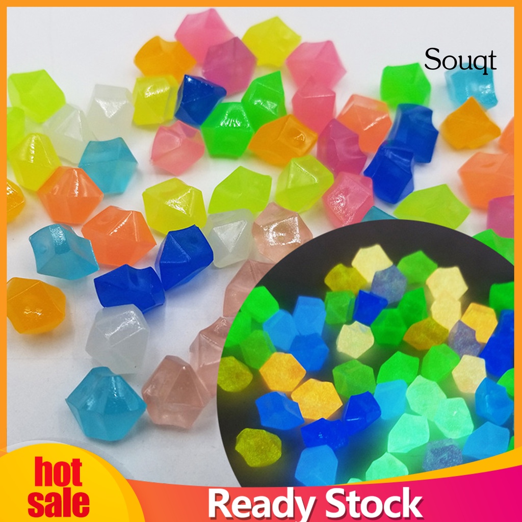 Set 300 Viên Đá Dạ Quang Nhiều Màu Sắc Trang Trí Bể Cá