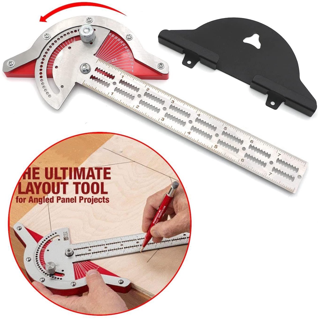 LONTIME Thước Đo Cạnh Gỗ Chuyên Dụng Chất Lượng Cao