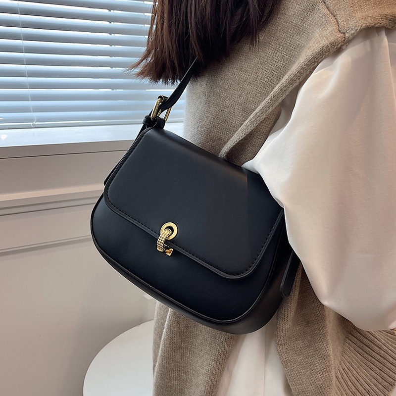 Túi đeo chéo IELGY hình vuông nhỏ dễ phối đồ phong cách retro thời trang cho nữ