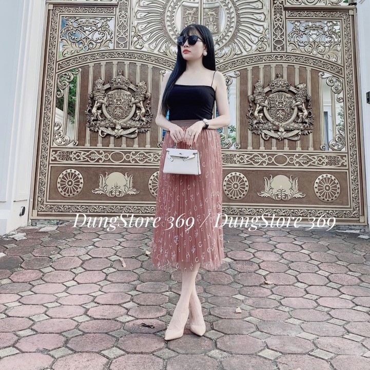 Chân Váy Xếp Ly Dáng Dài Họa Tiết Độc Đáo 2 Lớp Cao Cấp Freeship,Chân váy Nữ Thời Trang Đi Biển 2 Màu Mới Của Hè 2021 | BigBuy360 - bigbuy360.vn