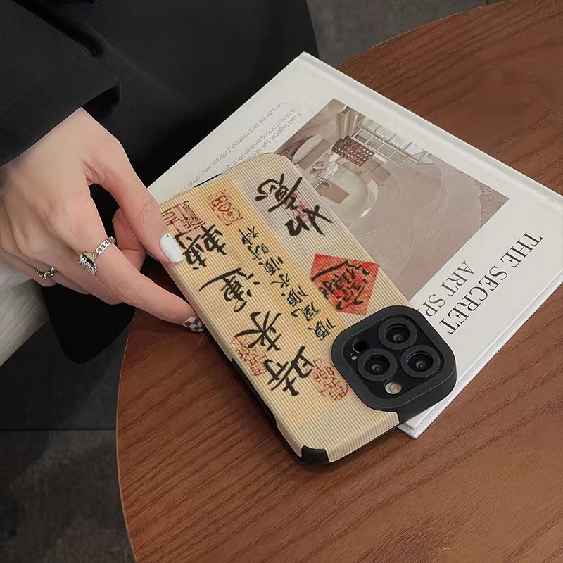 Ốp Điện Thoại Da Họa Tiết Chữ Cho iphone 14 Pro Max 13 Pro Max i13 13pro 11 Pro Max i11 X XR Xs Max 7 plus 8 plus 12Pro 12 Pro Max