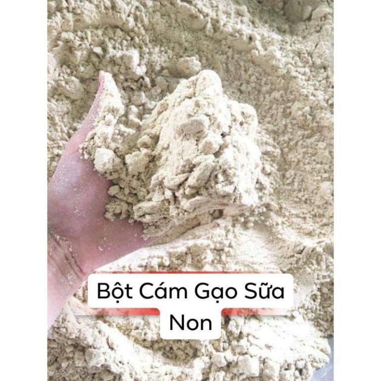 50gr Bột cám gạo sữa gói nguyên chất giảm dầu nhờn giúp da mịn màng LALA