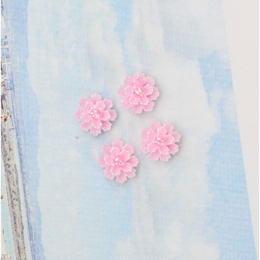 [Ảnh thật] Hoa Cúc Tràm 5D | Màu Hồng Pastel | Trang Trí Móng Tay HZ03