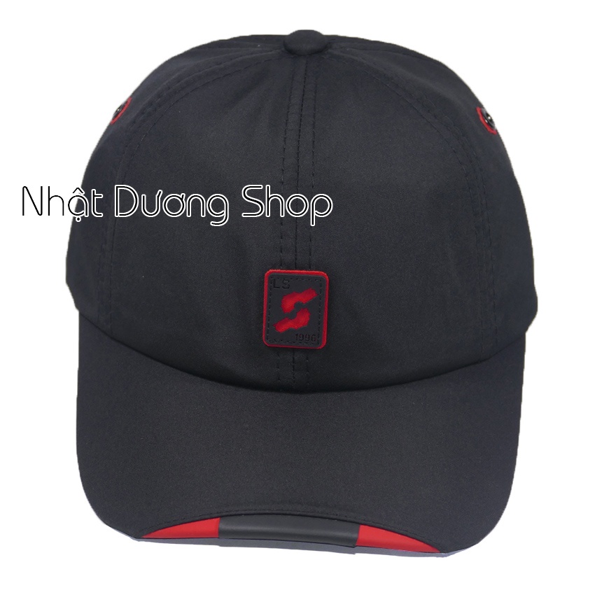 Nón kết dù LS sò lồng da, kết vá da - Chất liệu vải dù cao cấp được làm tinh xảo và sành điệu