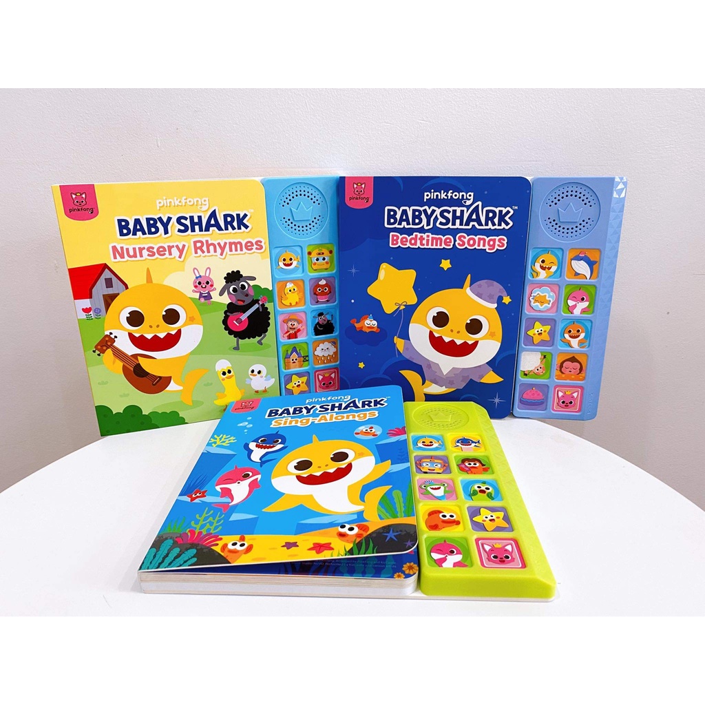 Sách nhạc Baby Shark - Pinkfong CHÍNH HÃNG - Sound book