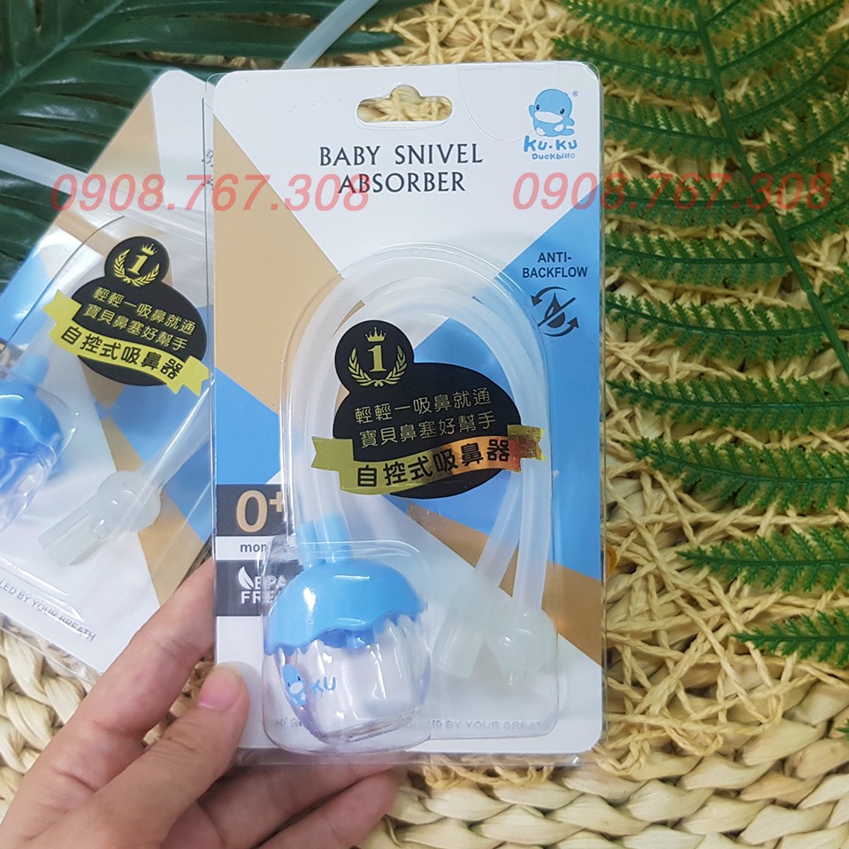 Hút Mũi Dây Sơ Sinh Silicon Mềm Kuku - Ku5342 - 4712430153428