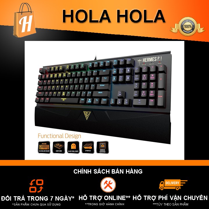 Bàn phím Gamdias Hermes P1