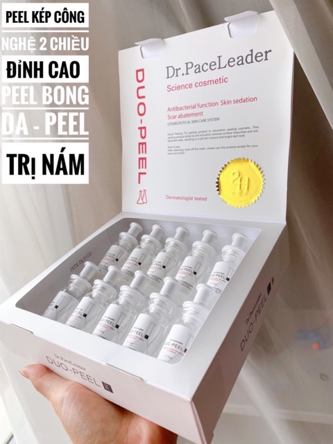 Vi tảo kép-Peeling Dou Peel thay da sinh học chuẩn Spa Hàn [ Tách Lẻ 1 Ống ] 6ml